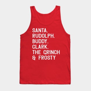 Christmas All Star List Tank Top